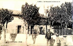 GALBOIS - PRES DE CONSTANTINE - CAFE-RESTAURANT DU CHEMIN DE FER